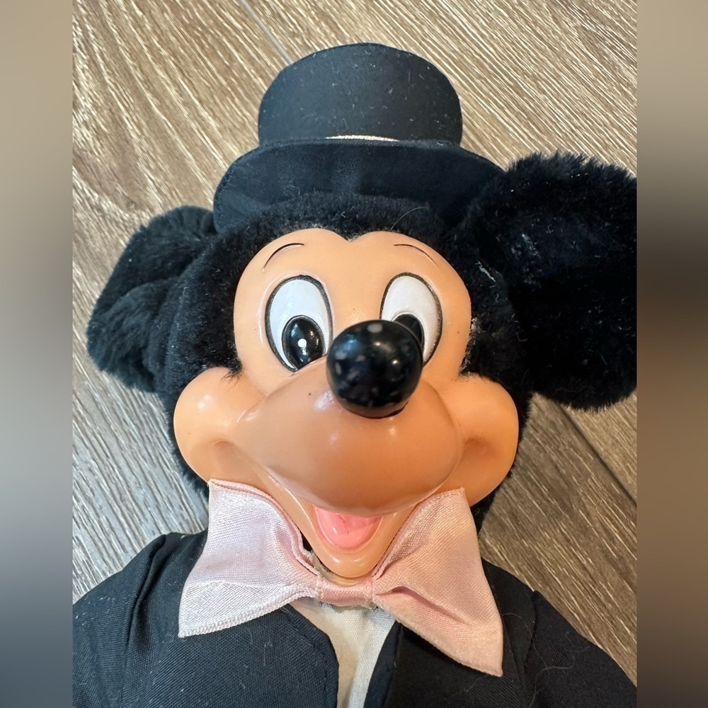 Vintage Walt Disney Co Applause Mickey Mouse Groom Plush - Picture 10 of 11